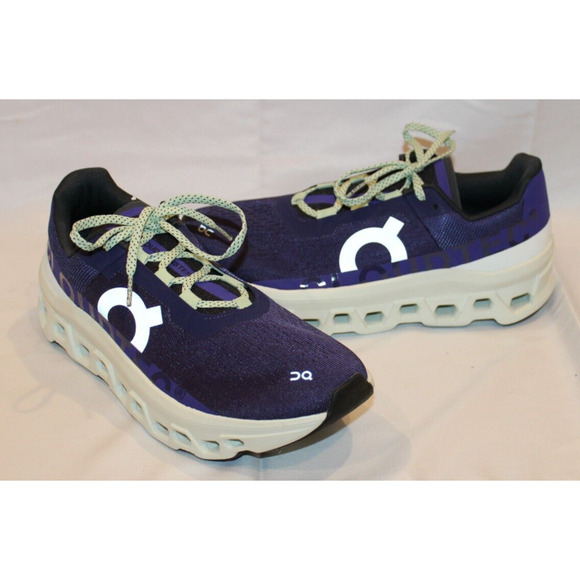 NIB ON CLOUD MEN'S CLOUDMONSTER ATHLETIC SHOES ACAI PURPLE NEW! - Picture 3 of 7